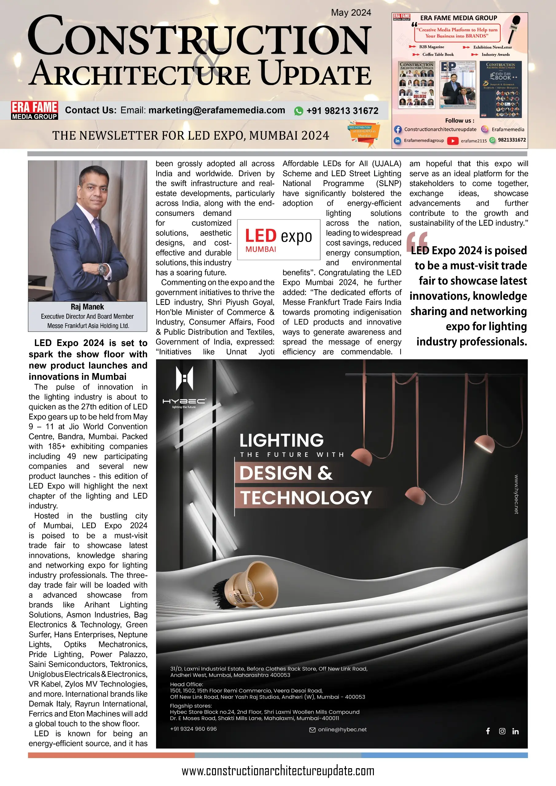 LED NewsLetter- Cover Page